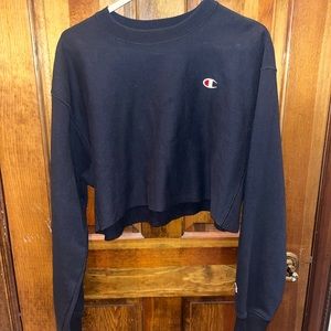 Champion cropped hoodie - no hood